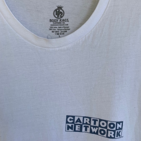 Men's Cartoon Network Original Body Rags White Tee - Picture 4 of 4